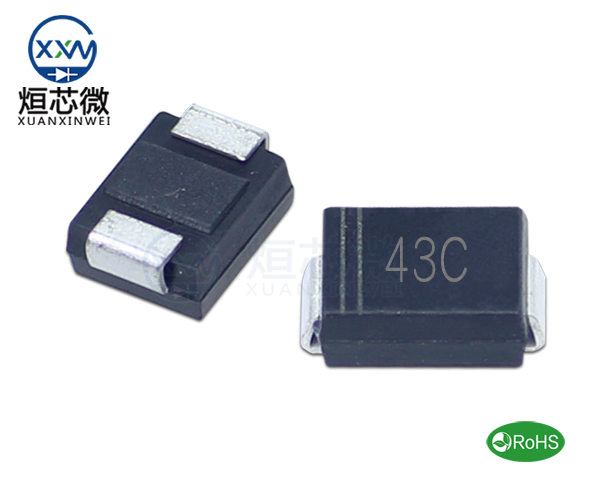 P6SMB43CA參數,TVS二極管P6SMB43CA瞬態(變)抑制二極管